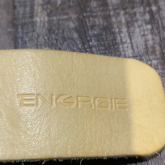 Very Rare Energy "Style Clash" leather belt - Picture 5 of 5